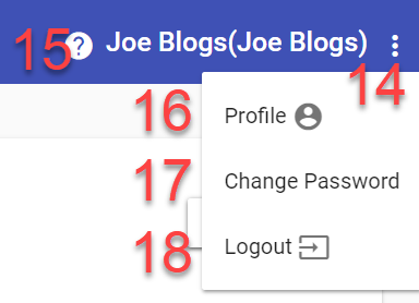 Profile and Logout